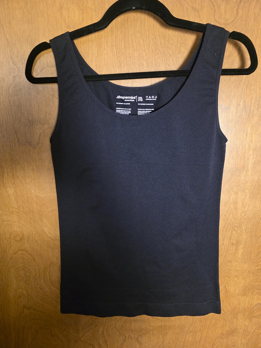 Shapermint® Black Scoop Neck Tank Top